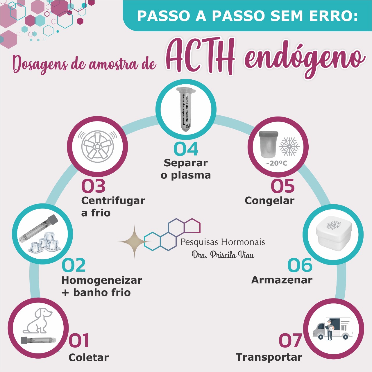 Passo a passo sem erro Dosagens de amostra de ACTH Endógeno